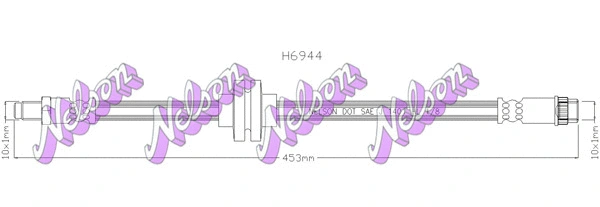 Flexible de frein BROVEX-NELSON H6944