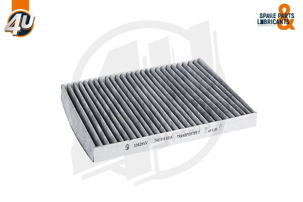 Filtre, air de l'habitacle 4U Autoparts 33826VV