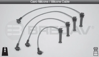 Kit de câbles d'allumage BRECAV 15.528