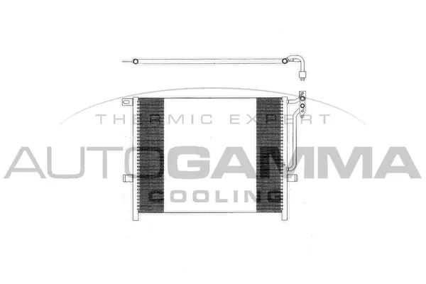 Condenseur, climatisation AUTOGAMMA 103298