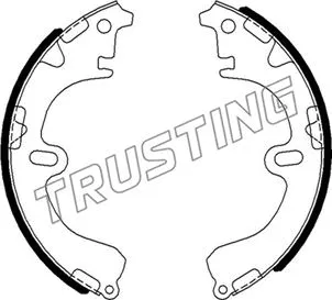 Jeu de mâchoires de frein TRUSTING 115.290