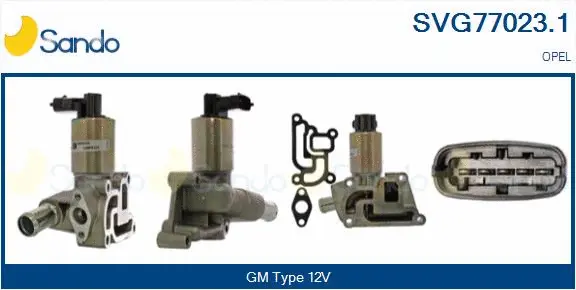 Vanne EGR SANDO SVG77023.1