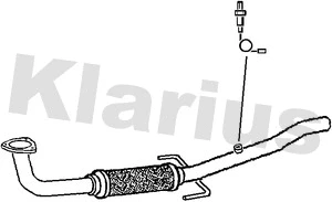 Tuyau d'échappement KLARIUS 142740