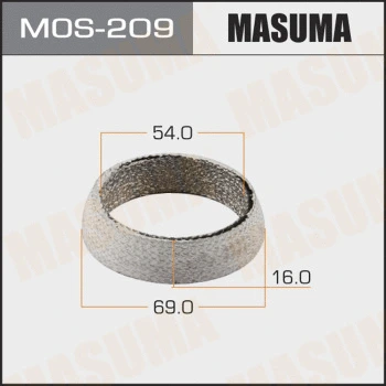 Bague d'étanchéité, tuyau d'échappement MASUMA MOS-209