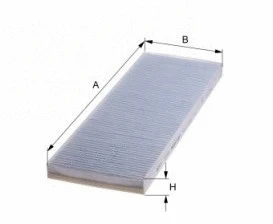 Filtre, air de l'habitacle MFILTER K 900