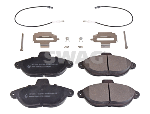 Kit de plaquettes de frein, frein à disque SWAG 62 91 6225