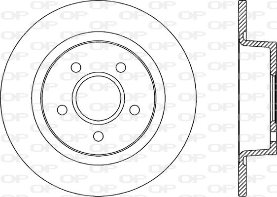 Disque de frein OPEN PARTS BDA2170.10