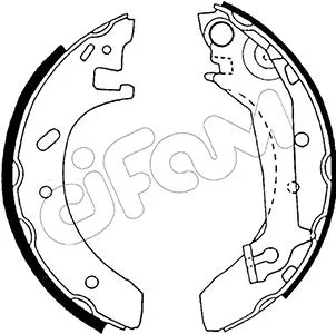 Jeu de mâchoires de frein CIFAM 153-124