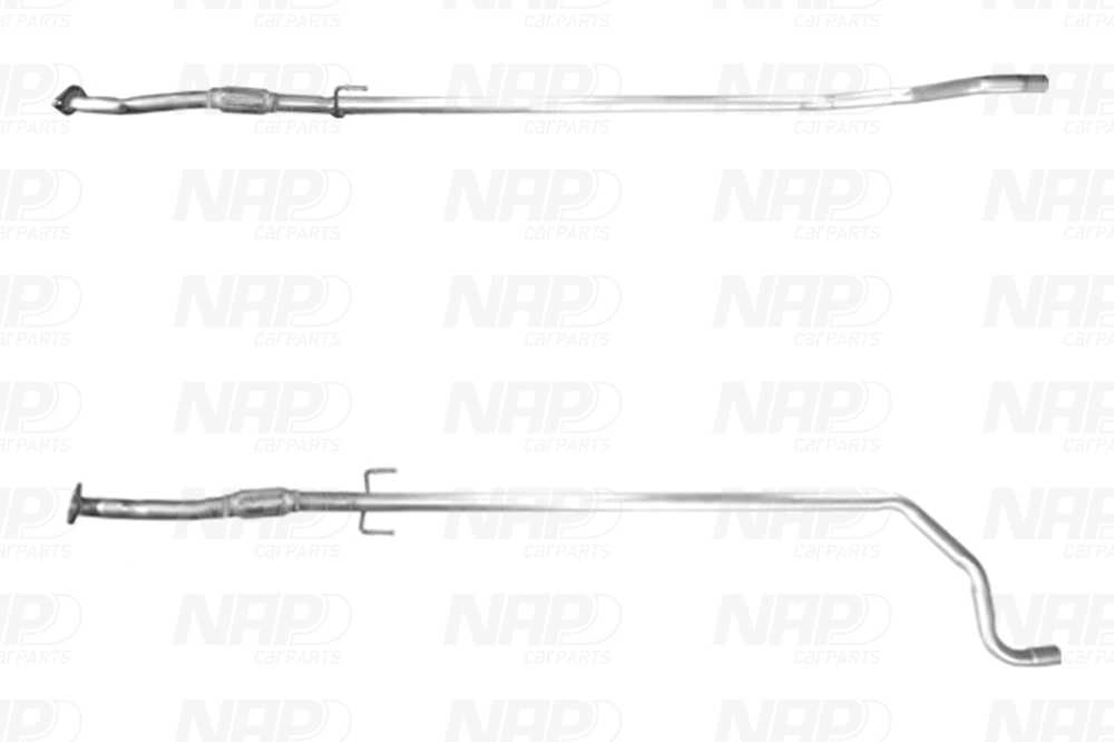 Tuyau d'échappement NAP carPARTS CAC10668