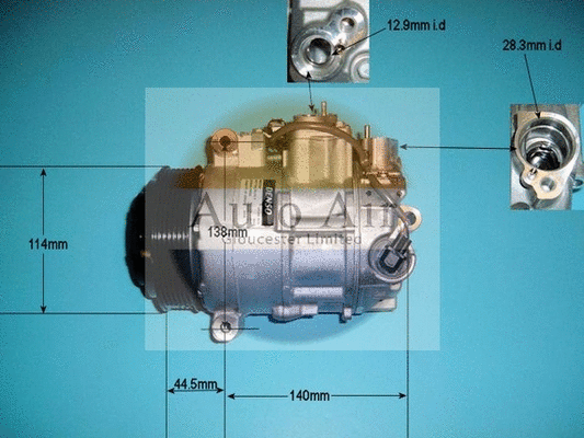 Compresseur, climatisation AUTO AIR GLOUCESTER 14-9660