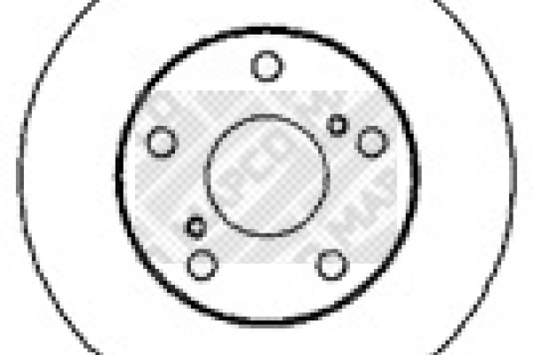 Disque de frein MAPCO 15556