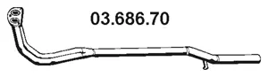 Tuyau d'échappement EBERSPÄCHER 03.686.70