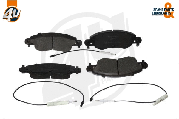 Kit de plaquettes de frein, frein à disque 4U Autoparts 22742CI