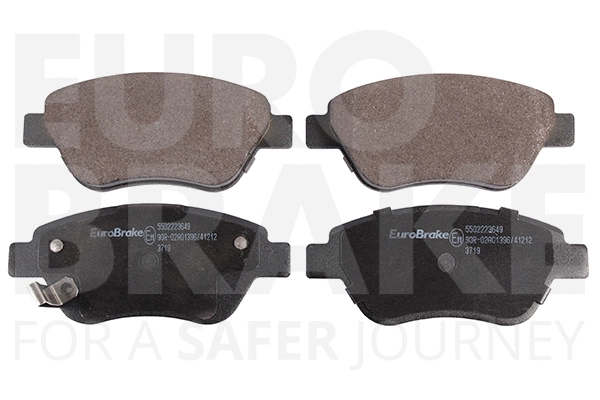 Kit de plaquettes de frein, frein à disque EUROBRAKE 5502223649
