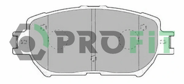 Kit de plaquettes de frein, frein à disque PROFIT 5000-1620