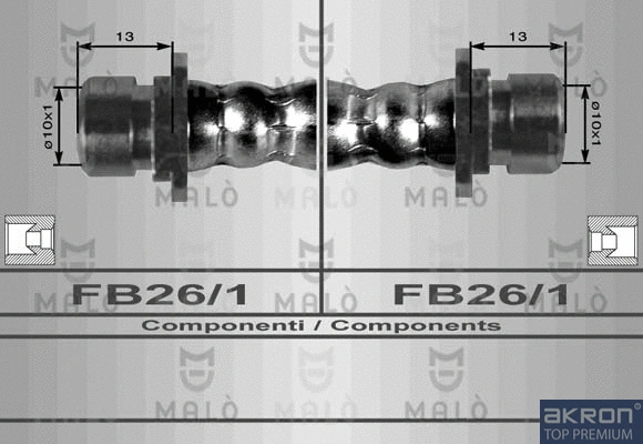 Flexible de frein AKRON-MALÒ 80025