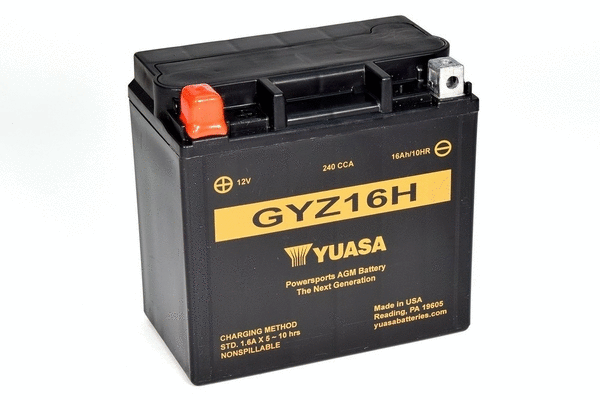Batterie de démarrage YUASA GYZ16H