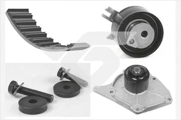 Pompe à eau + kit de courroie crantée HUTCHINSON KH 101WP45