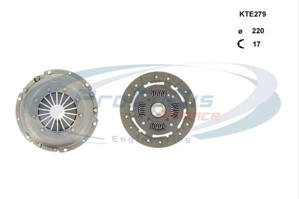 Kit d'embrayage PROCODIS FRANCE KTE279