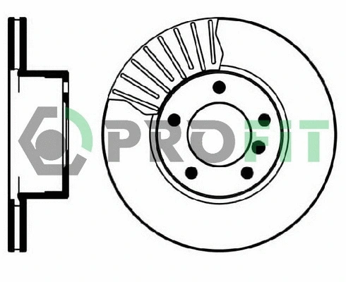 Disque de frein PROFIT 5010-0834