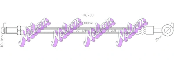 Flexible de frein KAWE H6700