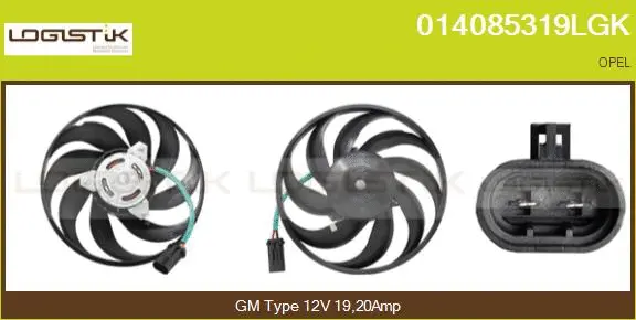 Ventilateur, refroidissement du moteur LGK 014085319LGK