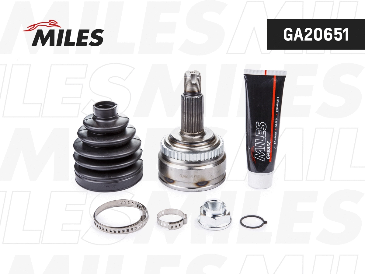 Jeu de joints, arbre de transmission MILES GA20651