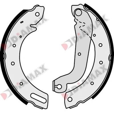Jeu de mâchoires de frein DIAMAX N01291