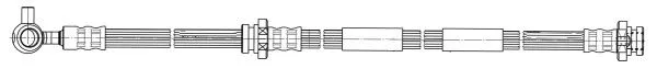 Flexible de frein CEF 512375