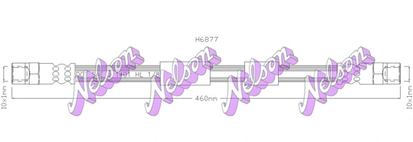 Flexible de frein KAWE H6877