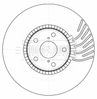 Disque de frein BORG & BECK BBD5783S
