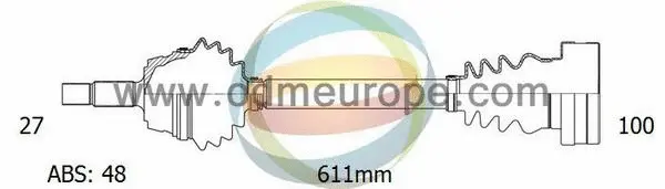 Arbre de transmission 4X4 ESTANFI EST-18-341161