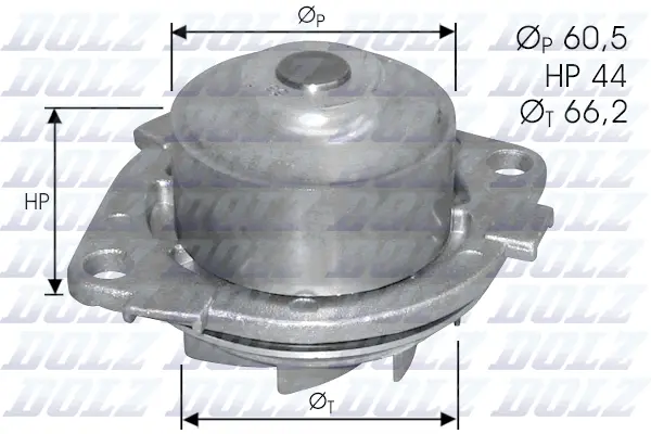 Pompe à eau, refroidissement du moteur DOLZ S231
