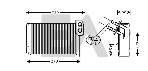 Système de chauffage EACLIMA 45C60023
