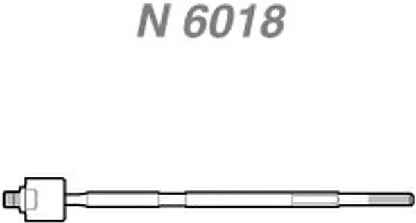 Rotule de direction intérieure, barre de connexion NAKATA N 6018