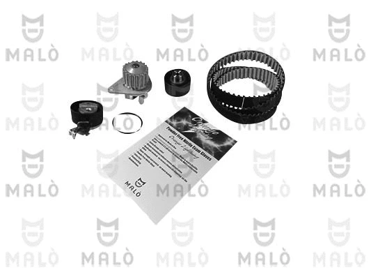 Pompe à eau + kit de courroie crantée AKRON-MALÒ 1555071