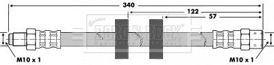 Flexible de frein BORG & BECK BBH6023