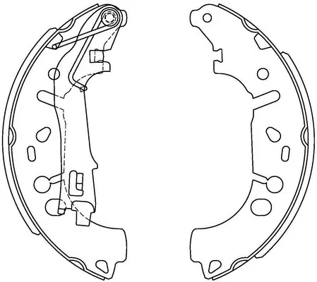 Jeu de mâchoires de frein FIT FT1085