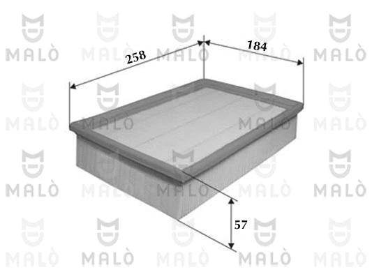 Filtre à air AKRON-MALÒ 1500141