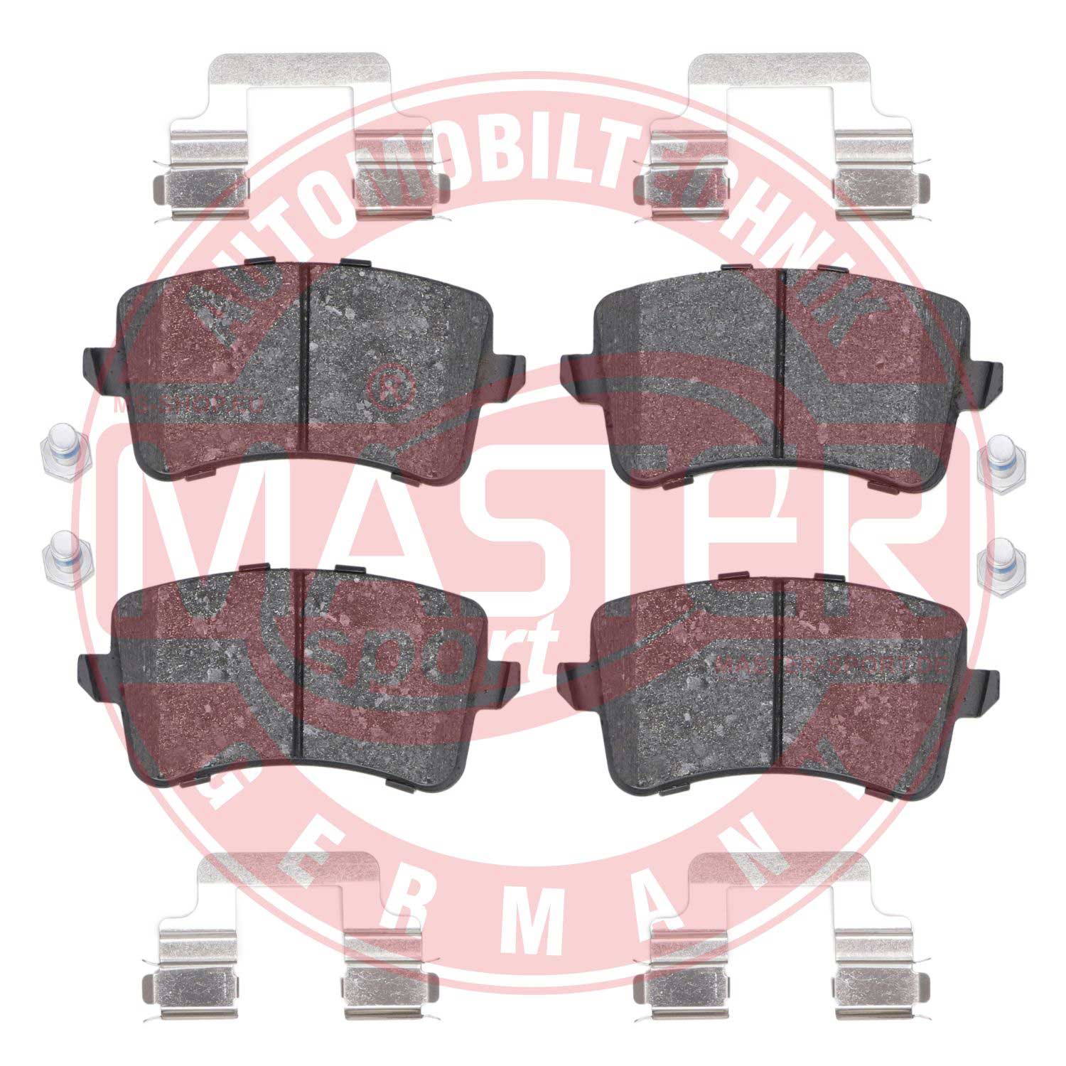 Kit de plaquettes de frein, frein à disque MASTER-SPORT GERMANY 13046027482N-SET-MS
