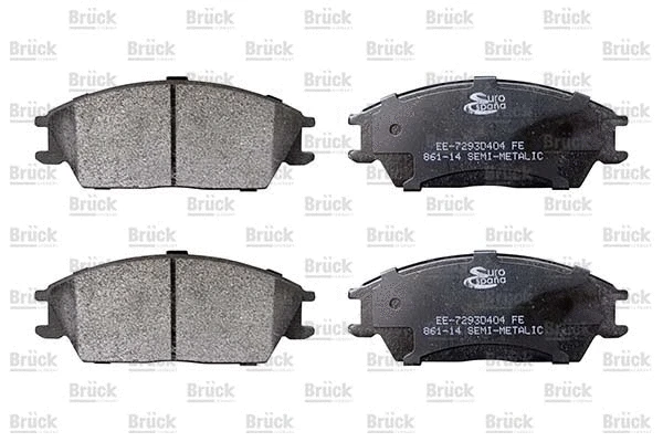 Kit de plaquettes de frein, frein à disque EURO ESPAÑA EE-7309D228A