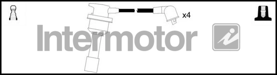 Kit de câbles d'allumage INTERMOTOR 76125