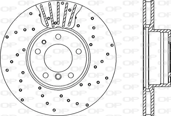 Disque de frein OPEN PARTS BDRS1096.25