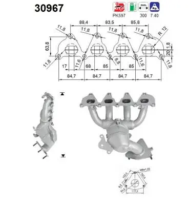 Catalyseur AS 30967