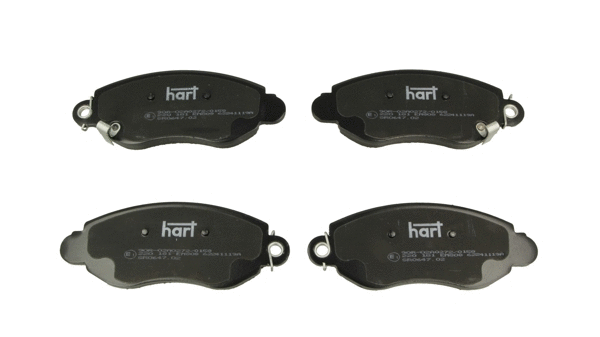 Kit de plaquettes de frein, frein à disque HART 220 181