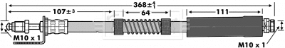 Flexible de frein BORG & BECK BBH6986