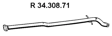 Tuyau d'échappement EBERSPÄCHER 34.308.71