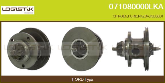Groupe carter, turbocompresseur LGK 071080000LKA