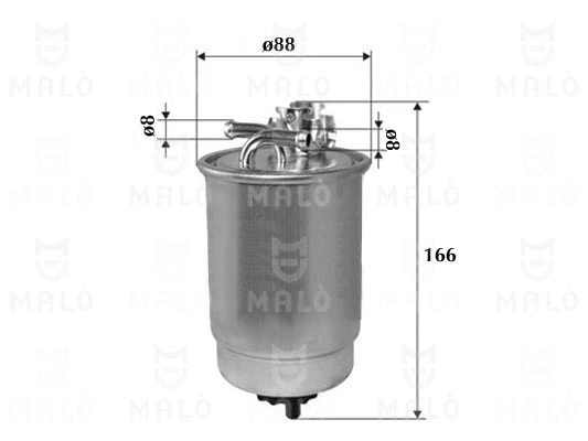 Filtre à carburant AKRON-MALÒ 1520108