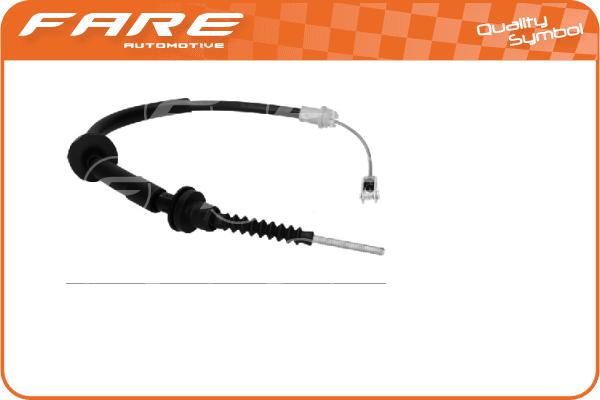Tirette à câble, commande d'embrayage FARE-RCH 24861